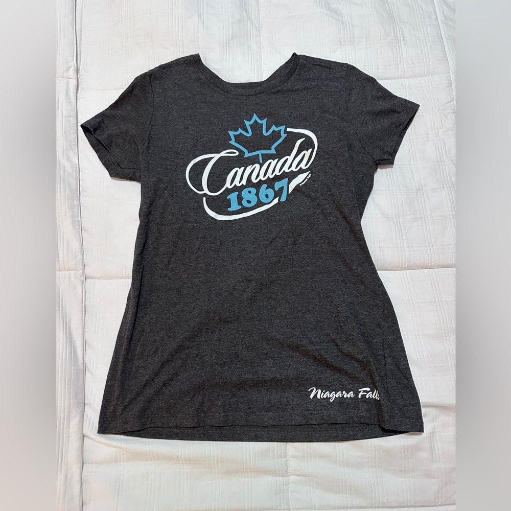 Women's Gray Canada T-Shirt